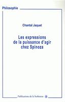   Les expressions de puissance d’agir chez Spinoza