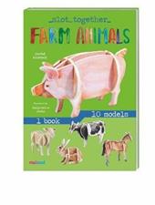 Farm animals. Slot together. Con Materiale a stampa miscellaneo