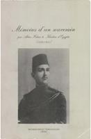 Mémoires d’un souverain, par Abbas Hilmi II, Khédive d’Égypte (1892-1914)