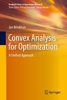   Convex Analysis for Optimization