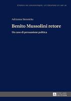   Benito Mussolini retore