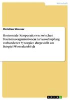   Horizontale Kooperationen zwischen Tourismusorganisationen zur Aussch&ouml;pfung vorhandener Synergien dargestellt am Beispiel Westerland/Sylt