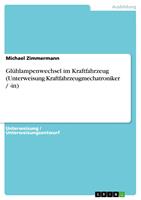   Gl&uuml;hlampenwechsel im Kraftfahrzeug (Unterweisung Kraftfahrzeugmechatroniker / -in)