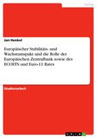   Europäischer Stabilitäts- und Wachstumspakt und die Rolle der Europäischen Zentralbank sowie des ECOFIN und Euro-11 Rates