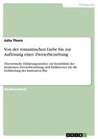   Von der romantischen Liebe bis zur Aufl&ouml;sung einer Zweierbeziehung