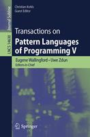 Transactions on Pattern Languages of Programming V