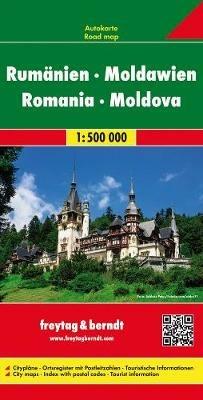 Romania-Moldavia 1:500.000  - Libro Freytag & Berndt 2015, Auto karte | Libraccio.it