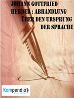   Abhandlung &uuml;ber den Ursprung der Sprache