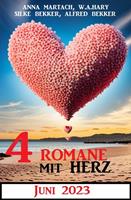   Vier Romane mit Herz Juni 2023