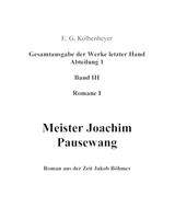   Meister Joachim Pausewang
