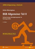   BGB Allgemeiner Teil II