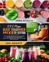   XXL Ninja Blast tragbarer Mixer Rezeptbuch