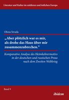   "Aber pl&ouml;tzlich war mir, als drohe das Haus &uuml;ber mir zusammenzubrechen."