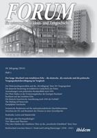   Forum f&uuml;r osteurop&auml;ische Ideen- und Zeitgeschichte. 18. Jahrgang, Heft 1
