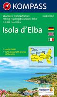 Carta escursionistica n. 2468. Isola d'Elba 1:25.000. Ediz. multilingue  - Libro Kompass 2013 | Libraccio.it