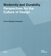Modernity and durability. Perspectives for the culture of design