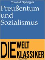   Preußentum und Sozialismus