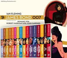   James Bond Gesamtbox 2: Schuber gefüllt mit den Bänden 15-29 plus dem Filmroman Goldeneye