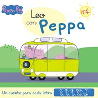 Peppa Pig. Lectoescritura - Leo con Peppa. Un cuento para cada letra: c, q, g, gu, r (sonido suave), b, v, z, ce-ci