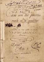   Casa con dos puertas mala es de guardar