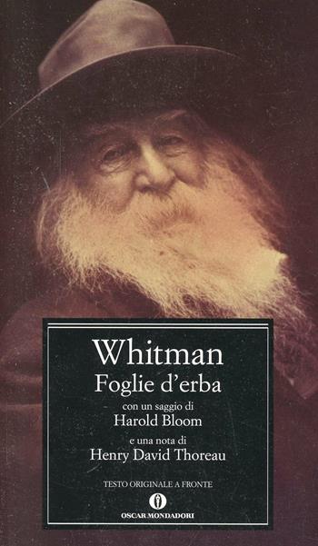 Foglie d'erba. Testo inglese a fronte - Walt Whitman - Libro Mondadori 2002, Oscar classici | Libraccio.it