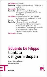 Cantata dei giorni dispari. Vol. 2 - Eduardo De Filippo - Libro Einaudi 2006, Einaudi tascabili. Teatro | Libraccio.it