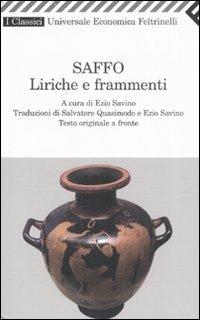 Liriche e frammenti. Testo greco a fronte - Saffo - Libro Feltrinelli 2008, Universale economica. I classici | Libraccio.it