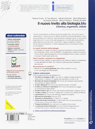 Il nuovo invito alla biologia.blu. Chimica, organismi, cellule. Con Contenuto digitale (fornito elettronicamente) - Helena Curtis, N. Sue Barnes, Adriana Schnek - Libro Zanichelli 2017 | Libraccio.it