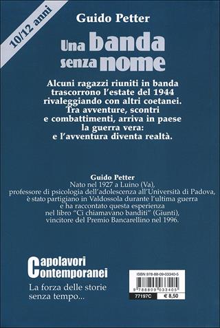 Una banda senza nome - Guido Petter - Libro Giunti Junior 2004, Capolavori contemporanei | Libraccio.it