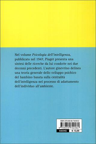 Psicologia dell'intelligenza - Jean Piaget - Libro Giunti Editore 2011, Psicologia | Libraccio.it