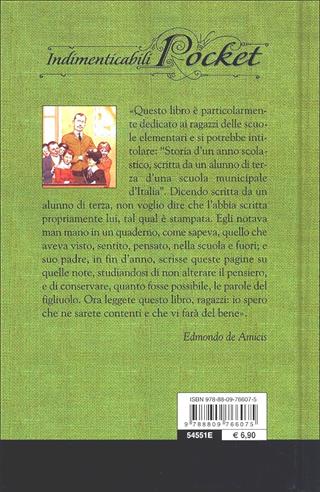 Cuore - Edmondo De Amicis - Libro Giunti Junior 2011, Indimenticabili pocket | Libraccio.it