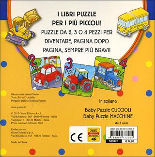 Macchine. Ediz. illustrata. Con 5 puzzle - Silvia D'Achille - Libro Giunti Kids 2012, Baby puzzle | Libraccio.it