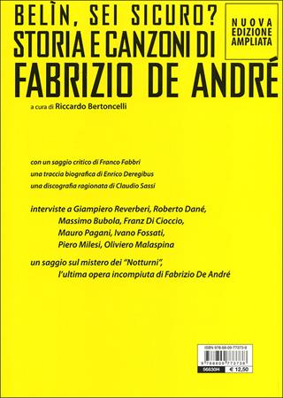 Belìn, sei sicuro? Storia e canzoni di Fabrizio De André  - Libro Giunti Editore 2012, Bizarre | Libraccio.it