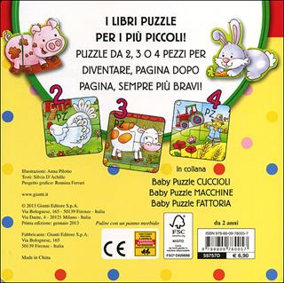 Fattoria. Con 5 puzzle - Silvia D'Achille, Anna Pilotto - Libro Giunti Kids 2013, Baby puzzle | Libraccio.it