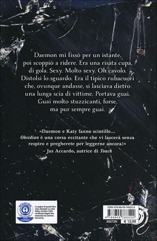 Obsidian - Jennifer L. Armentrout - Libro Giunti Editore 2013, Y | Libraccio.it