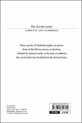 The scarlet letter - Nathaniel Hawthorne - Libro Giunti Editore 2014, Giunti classics | Libraccio.it