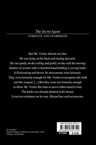 The secret agent - Joseph Conrad - Libro Giunti Editore 2014, Giunti classics | Libraccio.it