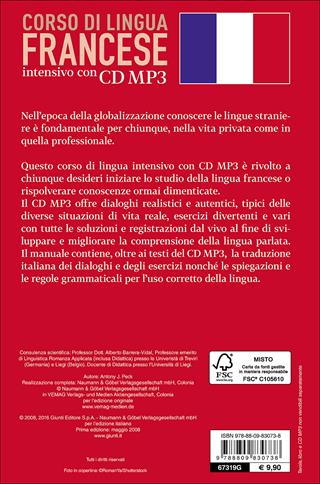 Francese. Corso di lingua intensivo. Con CD Audio formato MP3  - Libro Demetra 2016, Corsi di lingua | Libraccio.it