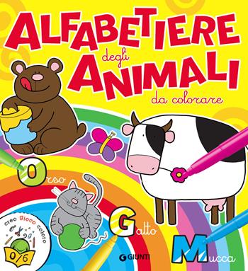 Alfabetiere degli animali da colorare  - Libro Giunti Editore 2018, Coloring | Libraccio.it