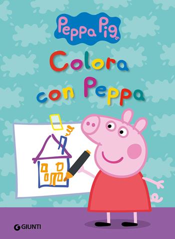 Colora con Peppa - Silvia D'Achille - Libro Giunti Editore 2020, Peppa Pig | Libraccio.it