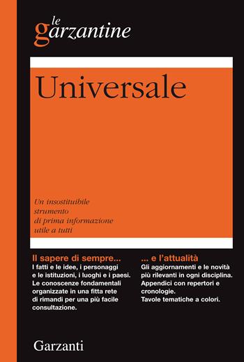 Universale  - Libro Garzanti 2015, Le Garzantine | Libraccio.it