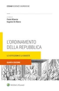 L'ordinamento della Repubblica. Le istituzioni e la società  - Libro CEDAM 2021 | Libraccio.it