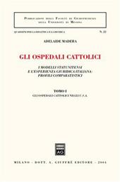 Gli ospedali cattolici. I modelli statunitensi e l'esperienza giuridica italiana: profili comparatistici. Vol. 1: Gli ospedali cattolici negli Usa.