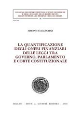 La quantificazione degli oneri finanziari delle leggi tra governo, parlamento e Corte costituzionale