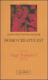 Saggi teologici. Vol. 5: Homo creatus est.
