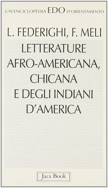 Letterature afro-americana, chicana e degli indiani d'America - Luciano Federighi, Francesco Meli - Libro Jaca Book 1993, Edo. Un'enciclopedia di Orientamento | Libraccio.it