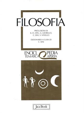 Filosofia  - Libro Jaca Book 1992, Eta. Enciclopedia tematica aperta | Libraccio.it