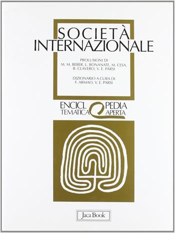Società internazionale  - Libro Jaca Book 1997, Eta. Enciclopedia tematica aperta | Libraccio.it