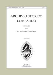 Archivio storico lombardo. Giornale della Società storica lombarda (2017). Vol. 22