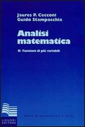 Analisi matematica. Vol. 2: Funzioni di più variabili.